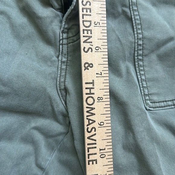 Caslon pants size 31 khaki colored cargo fitted green denim - Picture 6 of 8